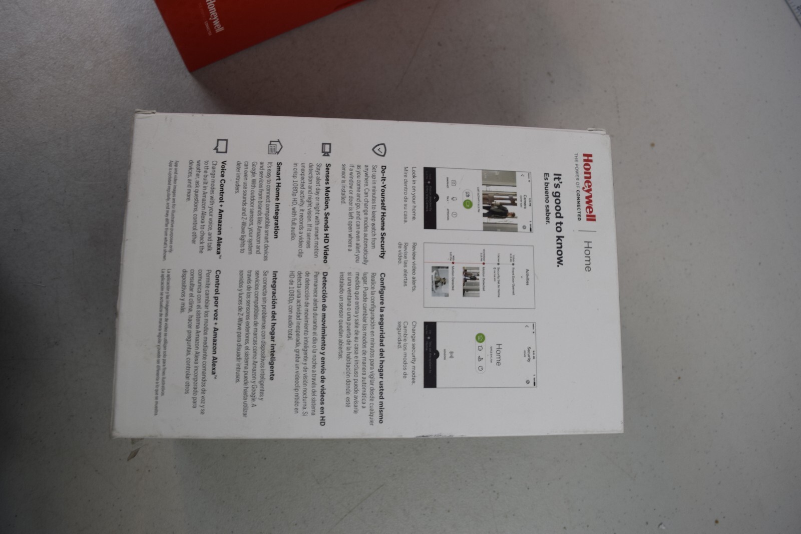 Honeywell Home Smart Home Security Self-Monitored System Starter Kit. RCHS5230WF