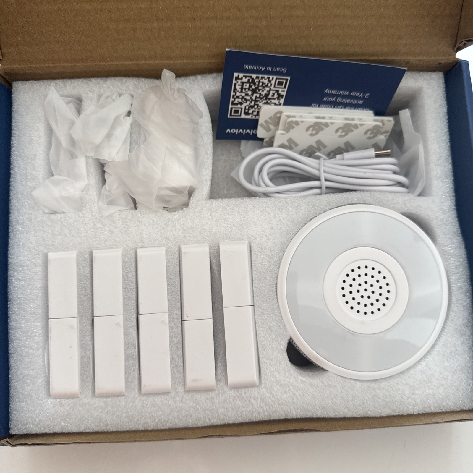 Tolviviov Alarm Wireless Home Security 8 piece set Complete Protection