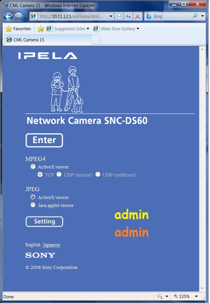 Lot of 2 Sony IPELA SNC-DS60 Network IP POE Dome Security Camera w/ Plate