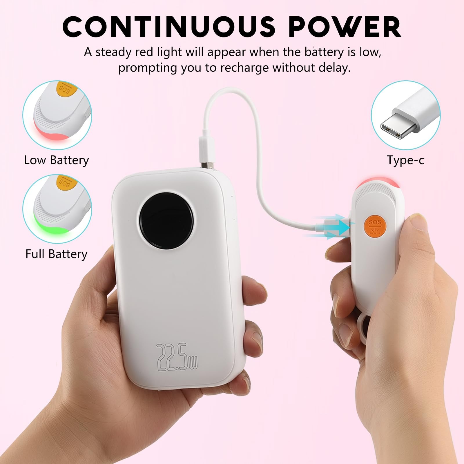 Personal Safety Alarm for Women – 135dB Loud Siren & Strobe Light, Anti-Loss …