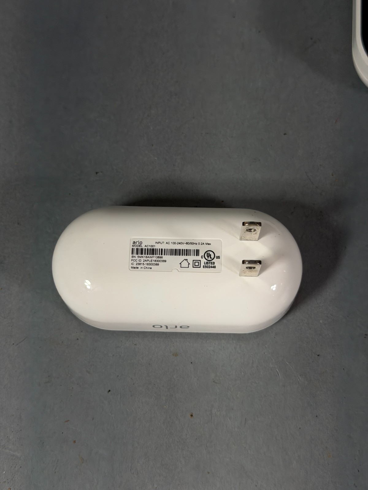 Arlo Audio Doorbell Wireless or Wired (AAD1001-NAS) with Arlo Chime (AC1001-NAS)
