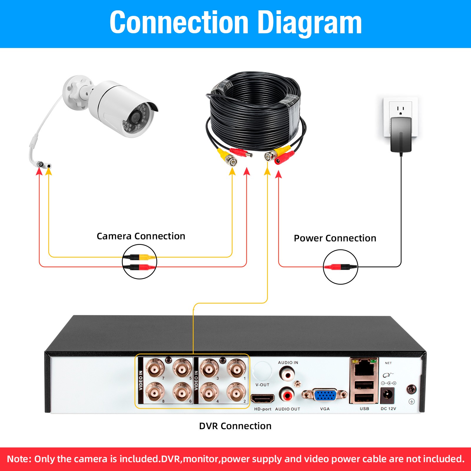 2PCS IP66 Outdoor Camera 5MP Ultra Clear Infrared Night Vision Video Recording