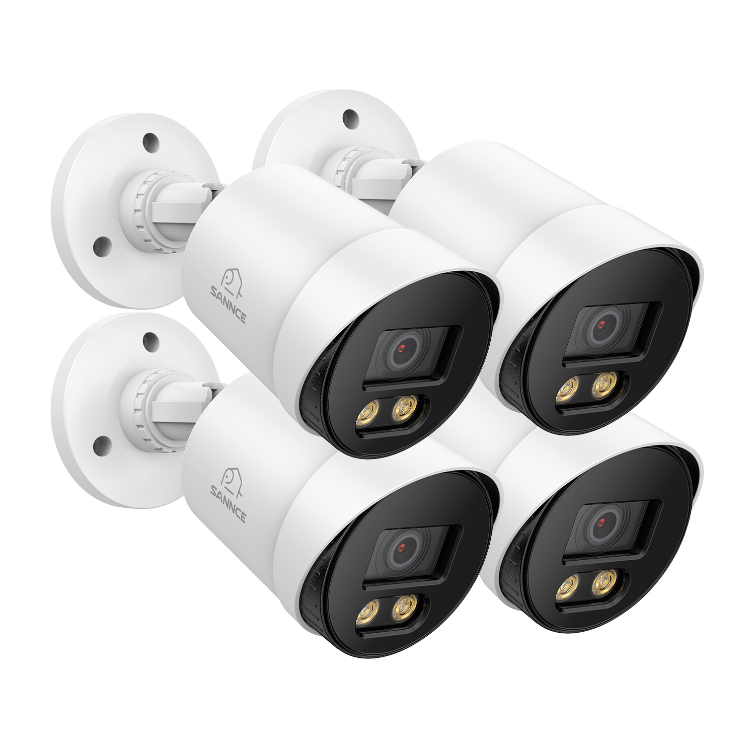 ANNKE 4pcs 1080P TVI Home Security Camera Outdoor Fit 2MP TVI DVR Remote Access