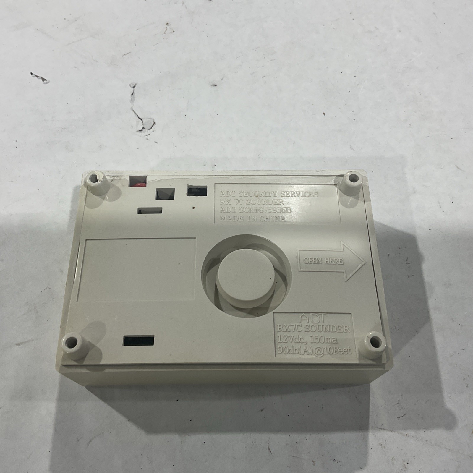 ADT RX-7C Indoor Sounder SCN# 875936B – Open Box