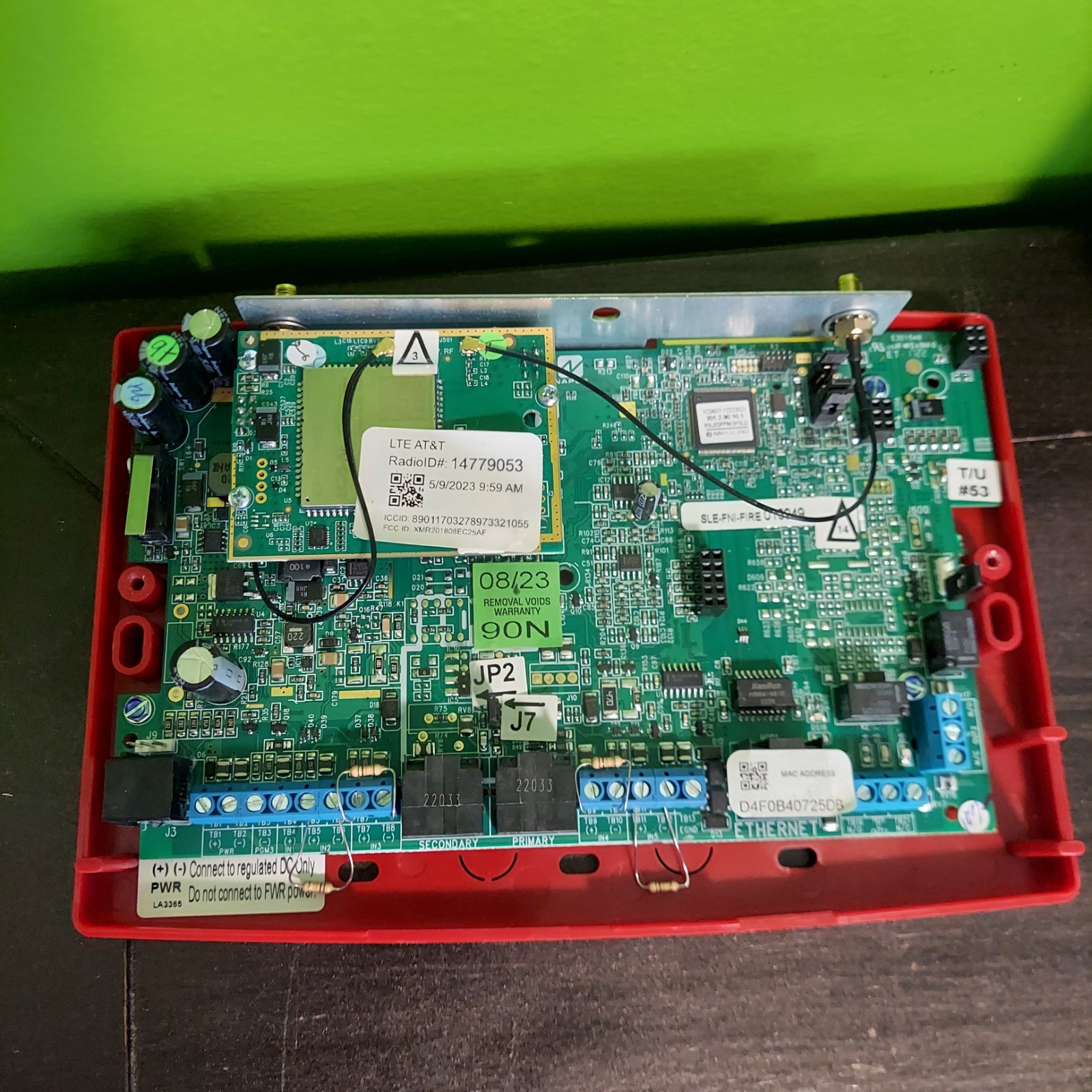 Napco Starlink SLE-LTEAI-FIRE AT&T – Dual Path Fire LTE Communicator