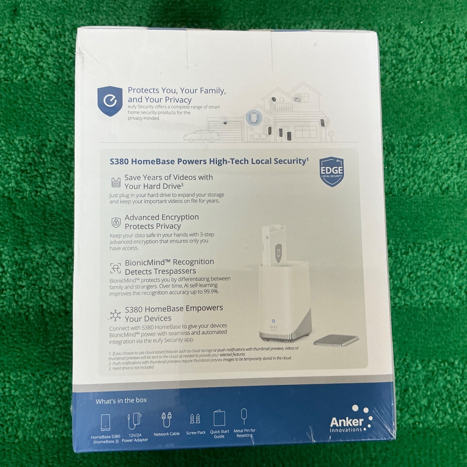 eufy S380 HomeBase 3 Edge Security Center Local Expandable Storage up to 16TB