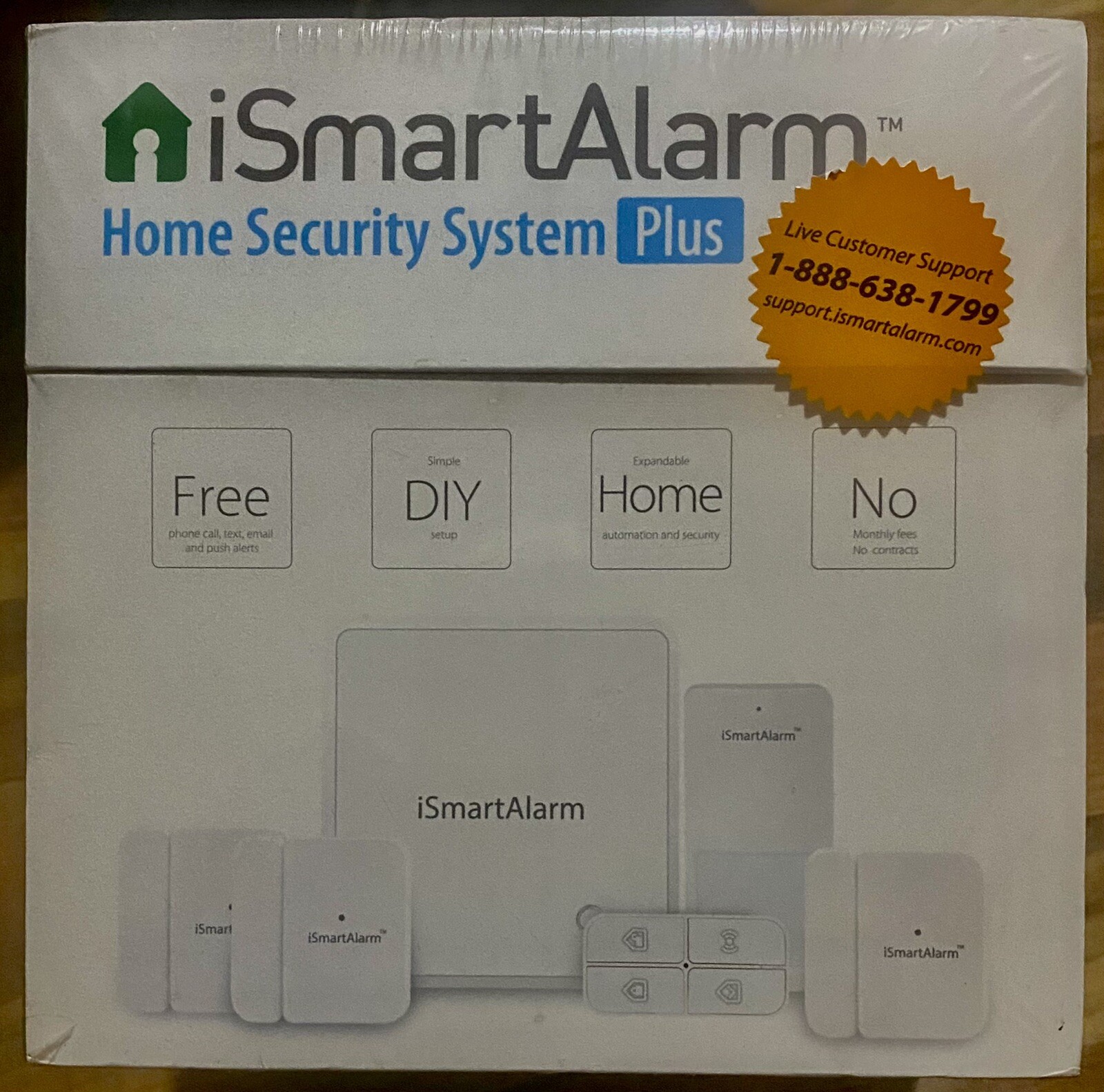 ISmartAlarm Home Security System Plus
