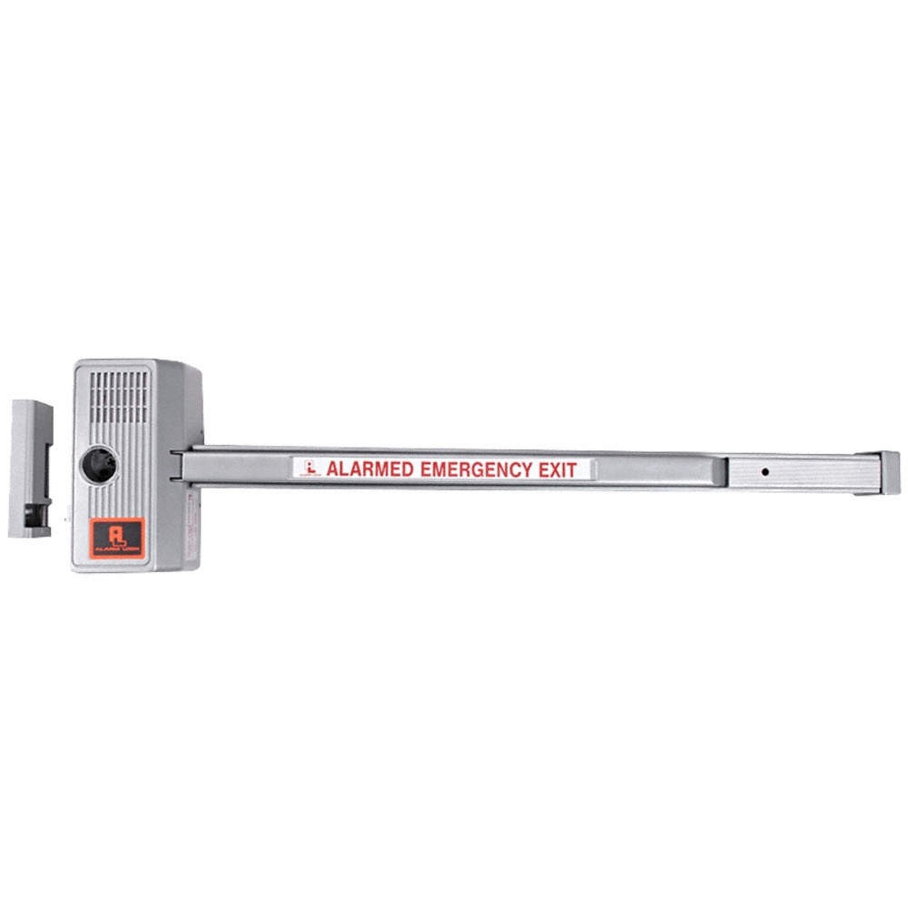 ALARM LOCK 715X28X88 Panic Alarm Device,Aluminum,95 dB 5MRX1