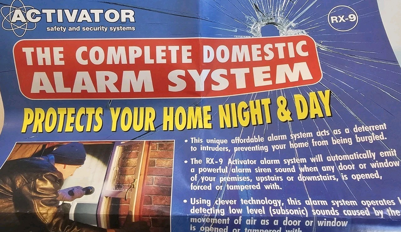 Portable Security Safeguard Activator RX-9 Rx-8 Infrasonic Home Security Alarm