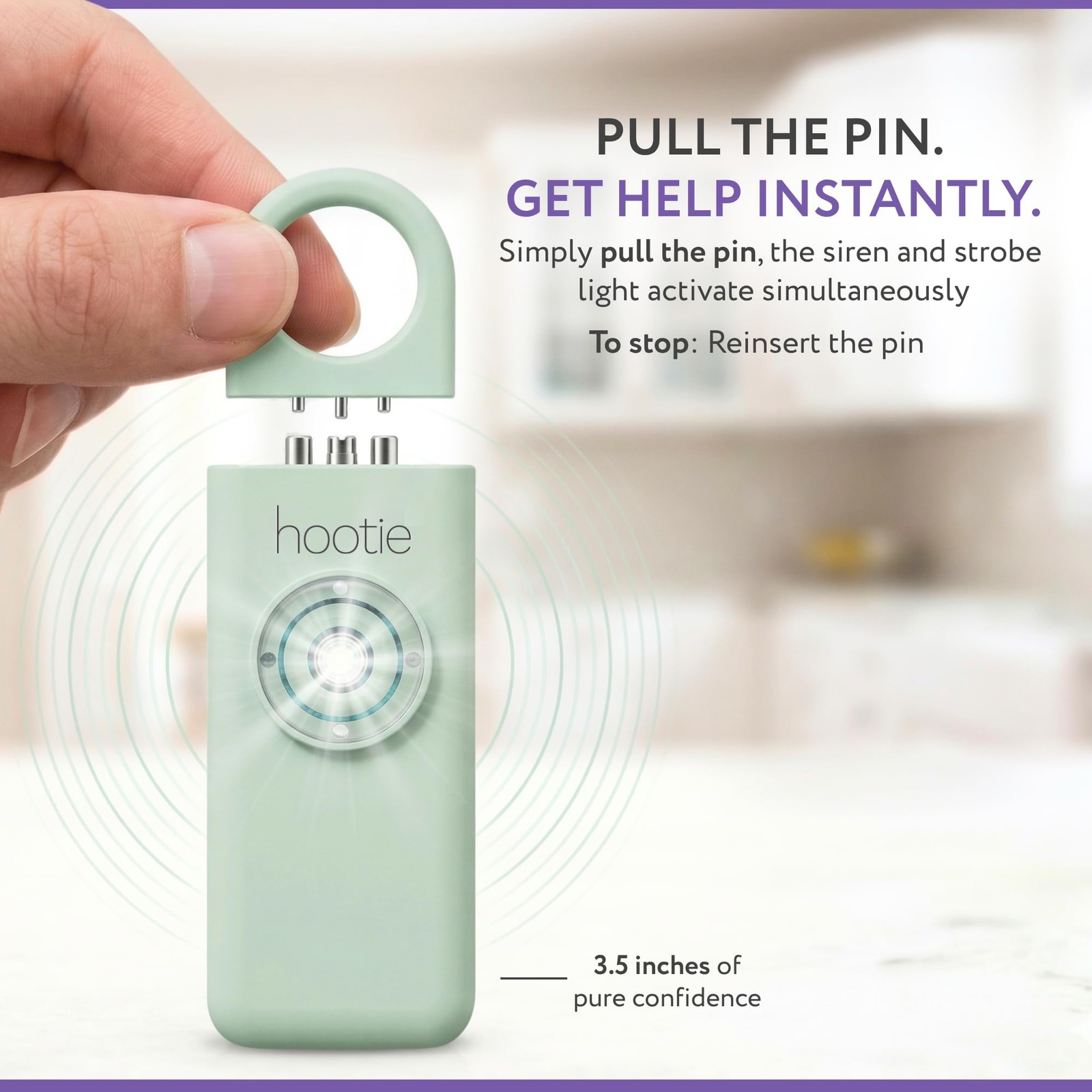 Personal Safety Alarm Keychain, 130dB Personal Alarm for Women Men and Kids, …