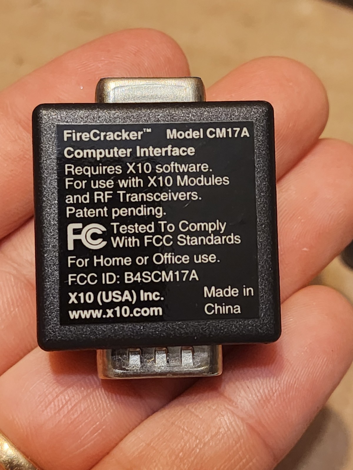 X10 Camera Scanning CR12A-C, RF FireCracker CM17A-C Videoto USB VA11A-C + MS14A