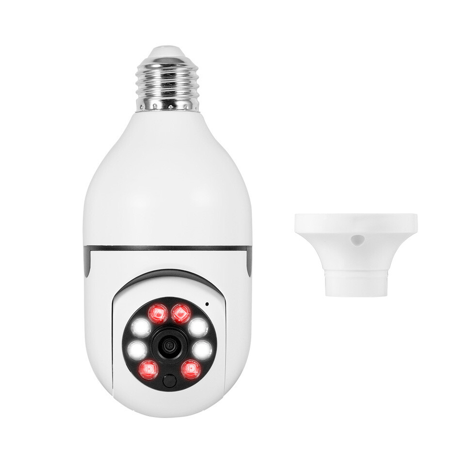 KERUI 360° 1080P Light Bulb Camera Wi-Fi IR Night Smart Home Wireless Security