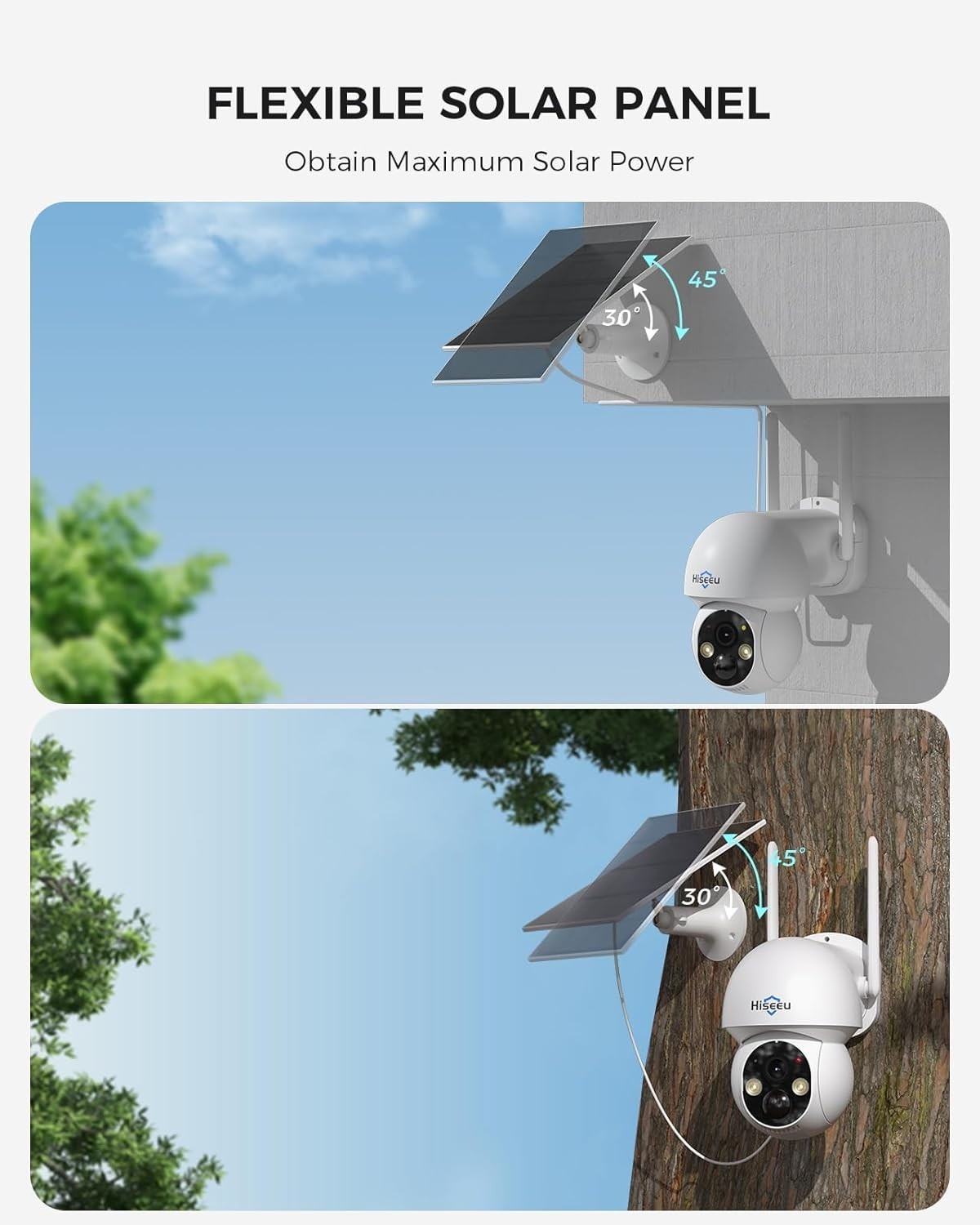 All-Weather Solar Security Camera System with Color Night Vision & Remote Access