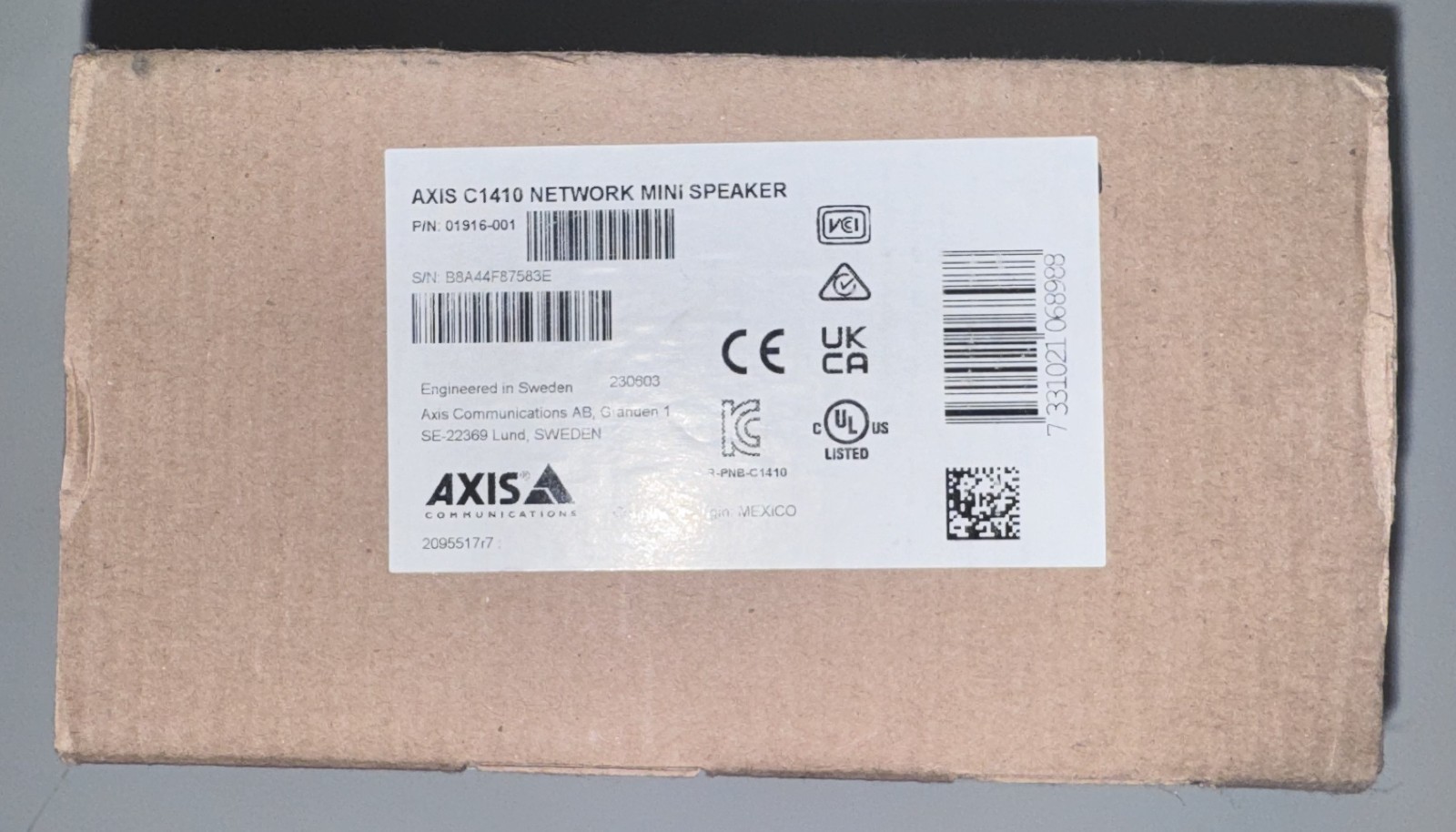 Axis Communications C1410 Network Mini speaker 01916-001