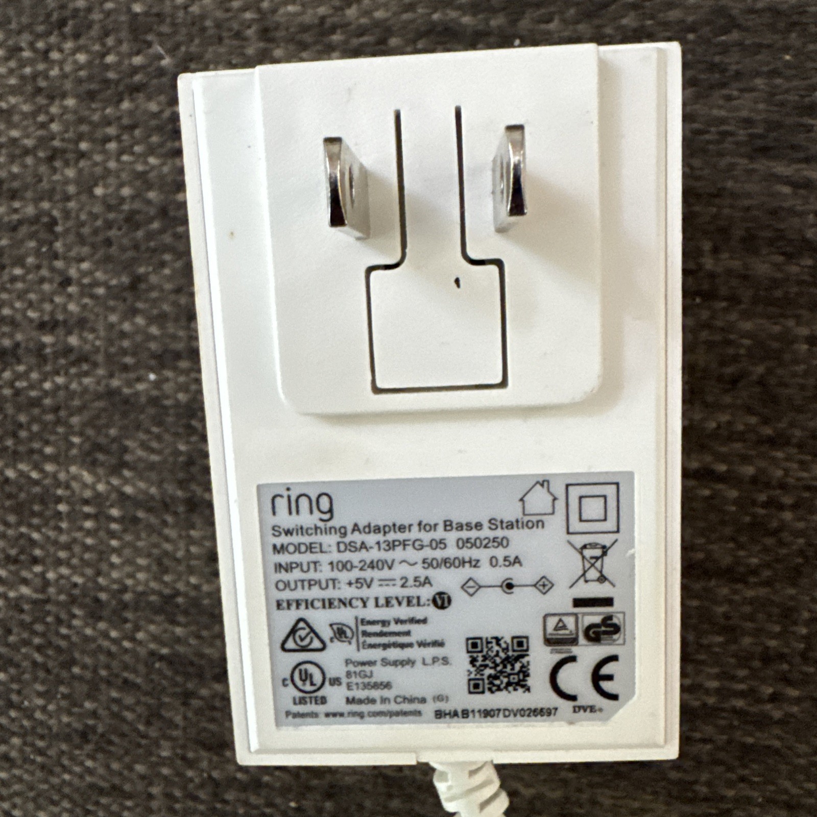 Ring Alarm Base Station 2nd Gen Z-Wave Plus Hub w/ Power Cord & Extender (Used)