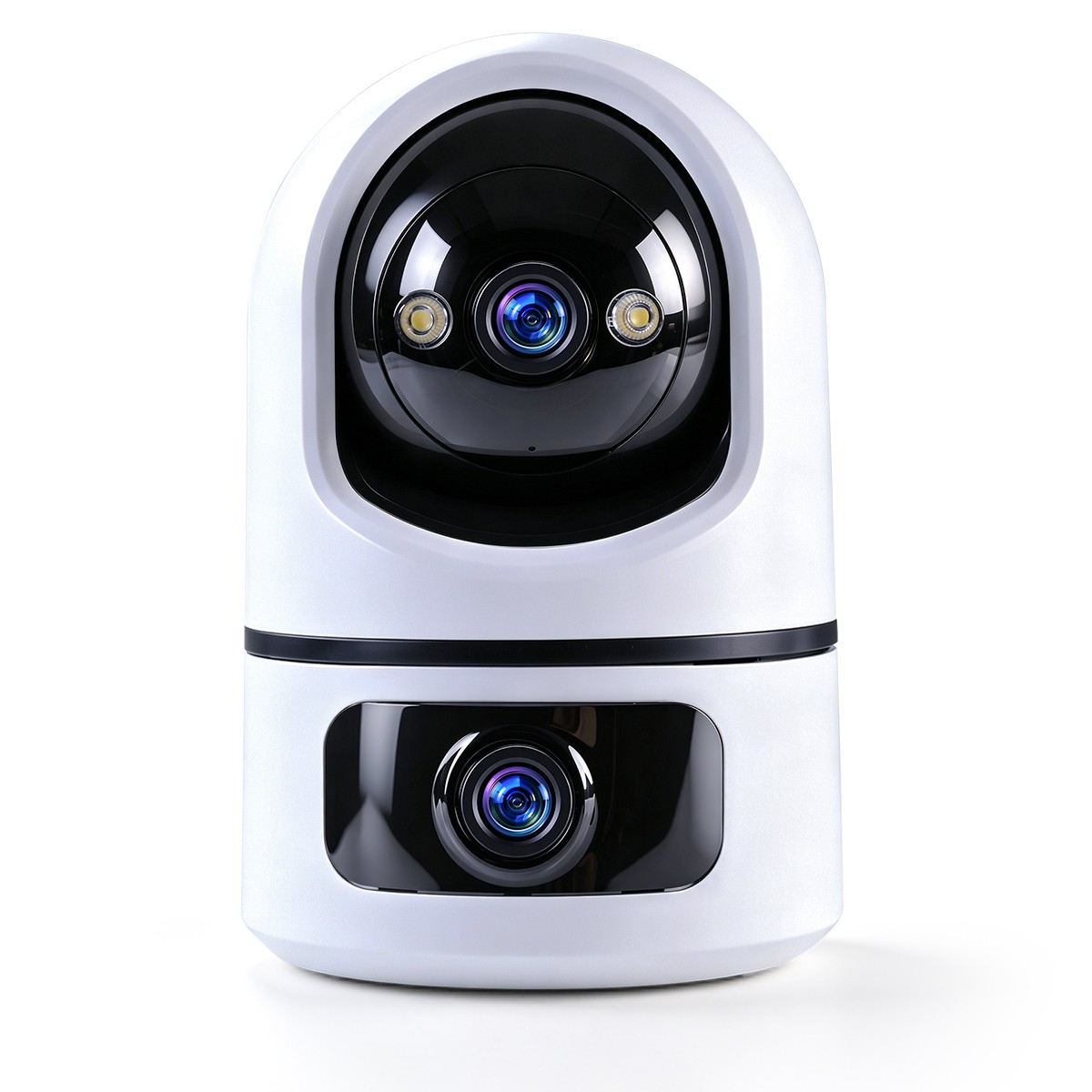 2K Audio Security IP Camera Dual Lens Indoor AI Human Detect Color Night Vision
