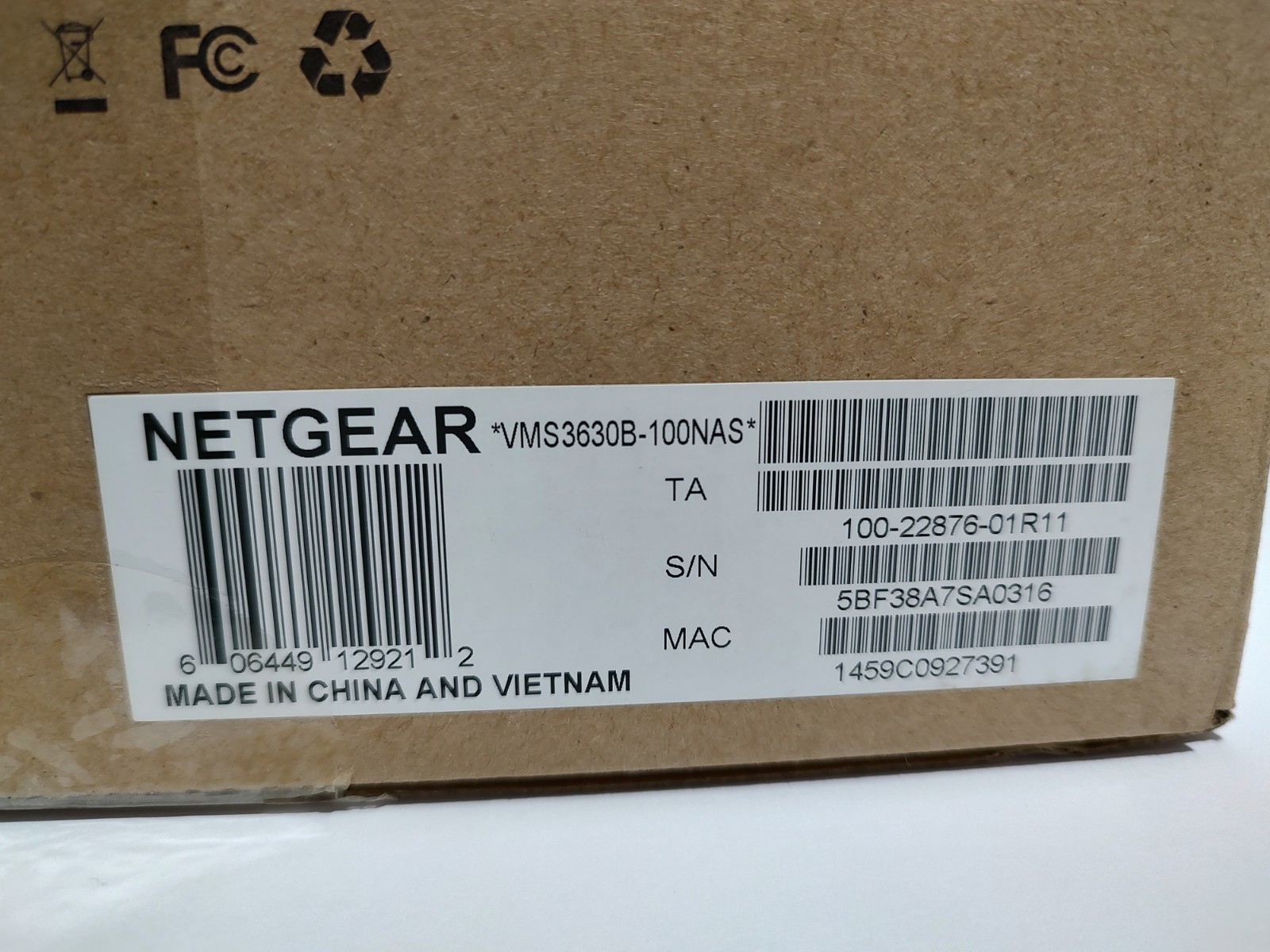 Netgear Arlo Wire Free HD Home 6-Camera Security System (VMS3630B-100NAS)