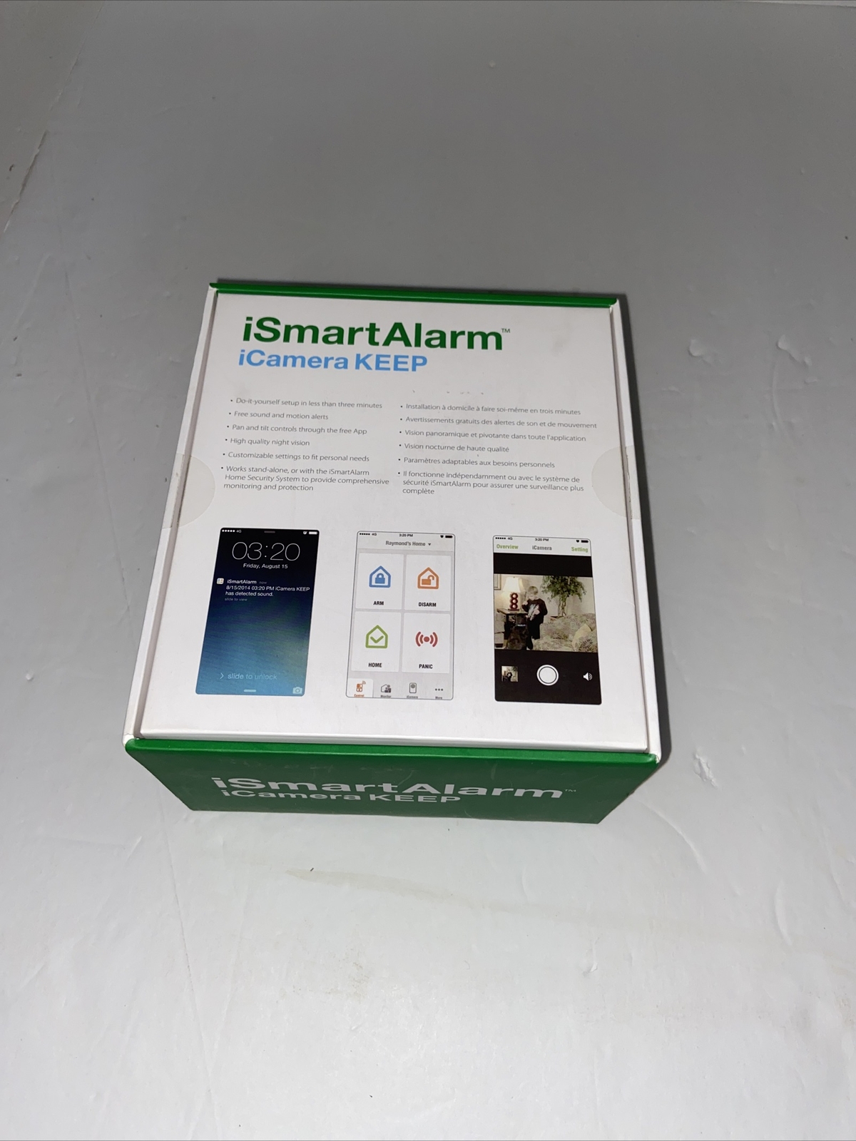 iSmartAlarm Premier Bundle Home Security Camera Contact Motion Sensors( B99)