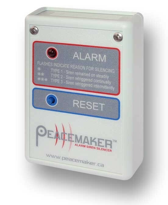 PeaceMaker False Alarm Siren Silencer PM-40