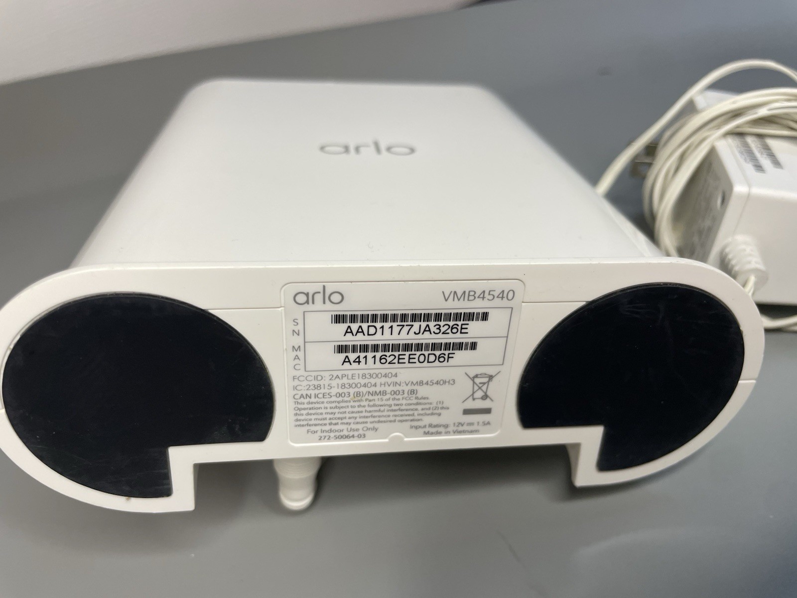 NETGEAR Arlo VMB4540 Smart Hub Base Station with Power Adapter