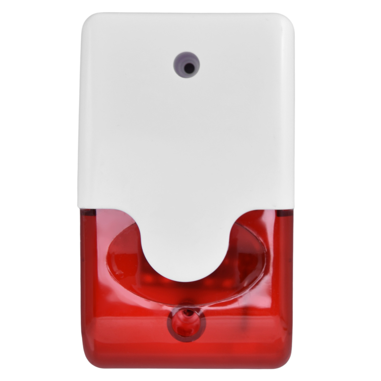 Alarm Siren Wired Strobe Siren DC 12V Red Light Flashing And Sound Buzzer For AC