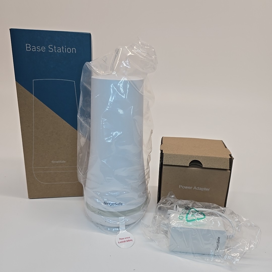 SimpliSafe Home Security Base Station BS3W GEN3 Lot Key Fob Yard Sign NEW Sealed