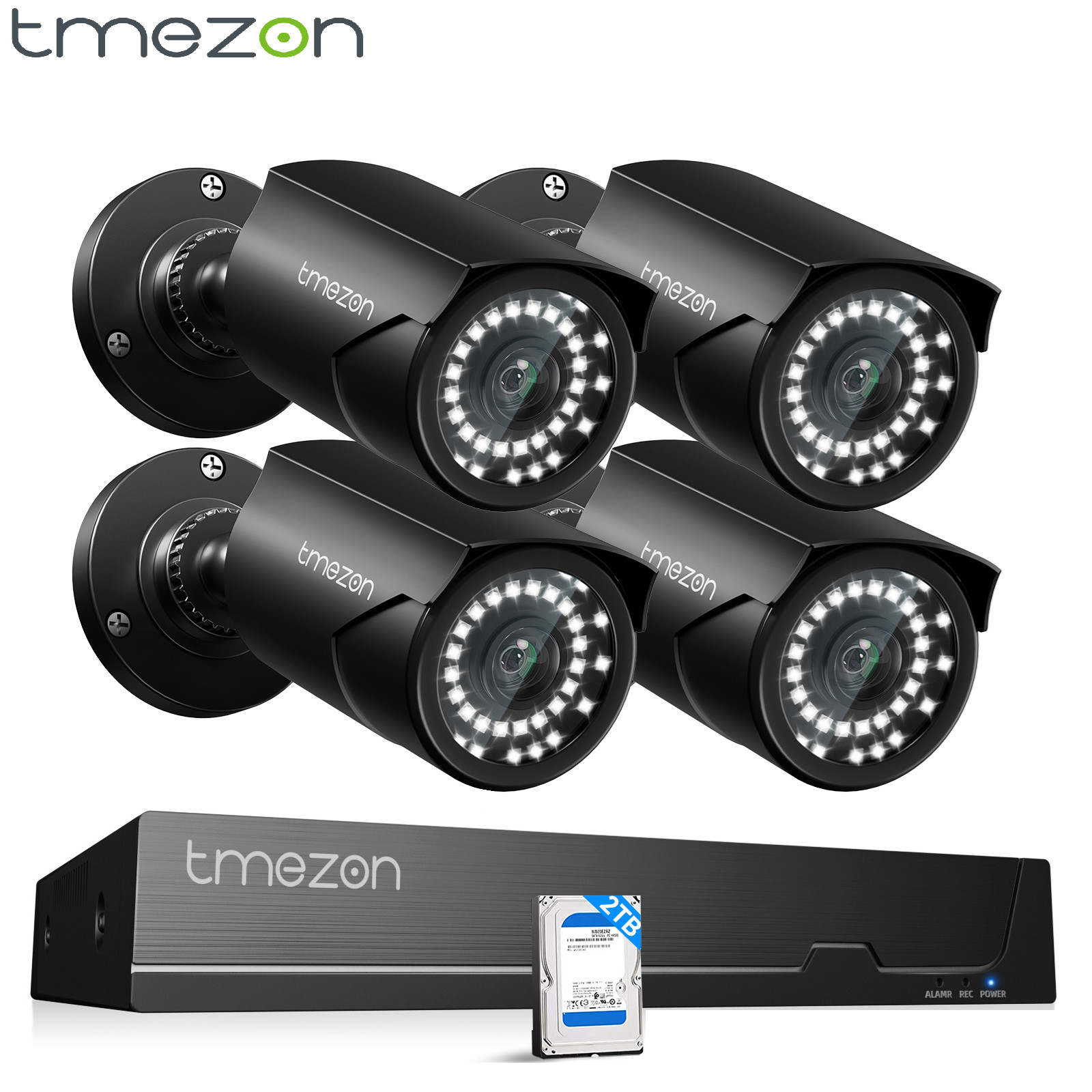 8CH PoE Kit Home IP Camera System CCTV H.265+AI Detect Waterproof Night VIsion