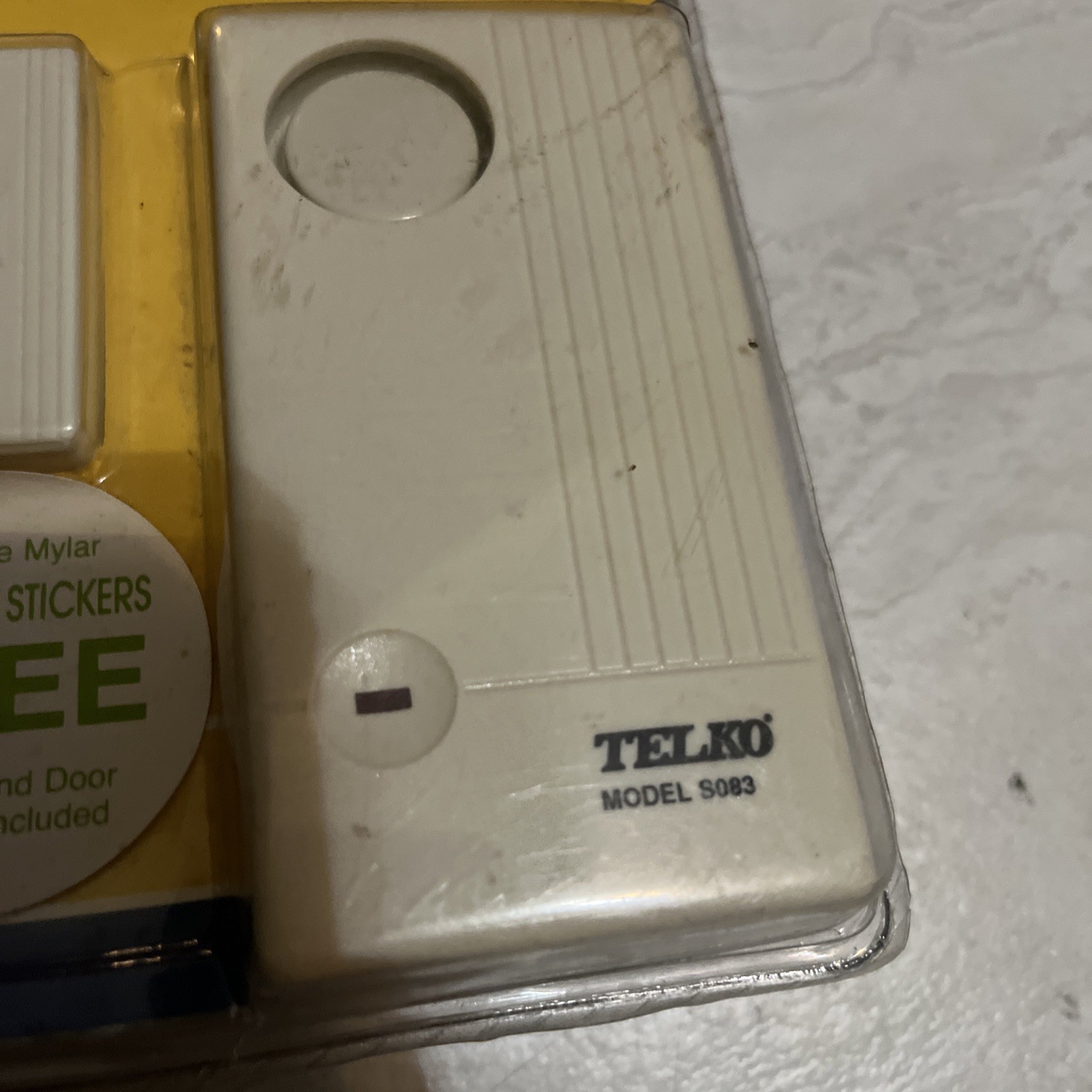 Vintage TechKo S083 Home Security Door Window Entry 120db Alarm Chime ~ New