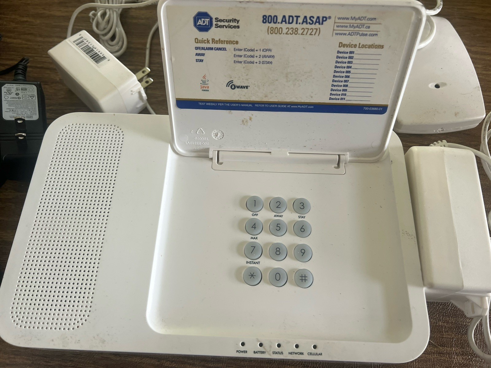 ADT Home Security System With Cameras Working But Selling for Parts Only
