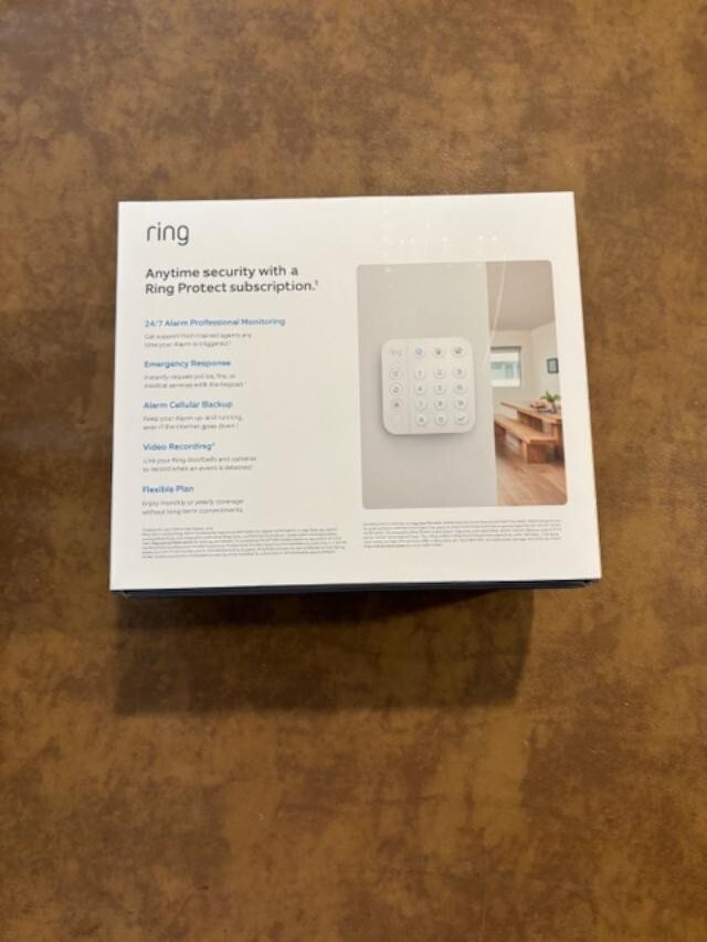Ring Alarm 8-Piece Security Kit (2nd Gen) Home security System