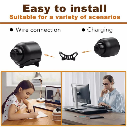 HD 1080P Mini Camera WiFi Camcorder Security Cam For Home