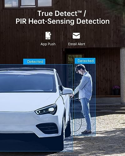 Add-On DVR Flashing Light Bullet Camera with Sensor Spotlight, 4K UHD Video,