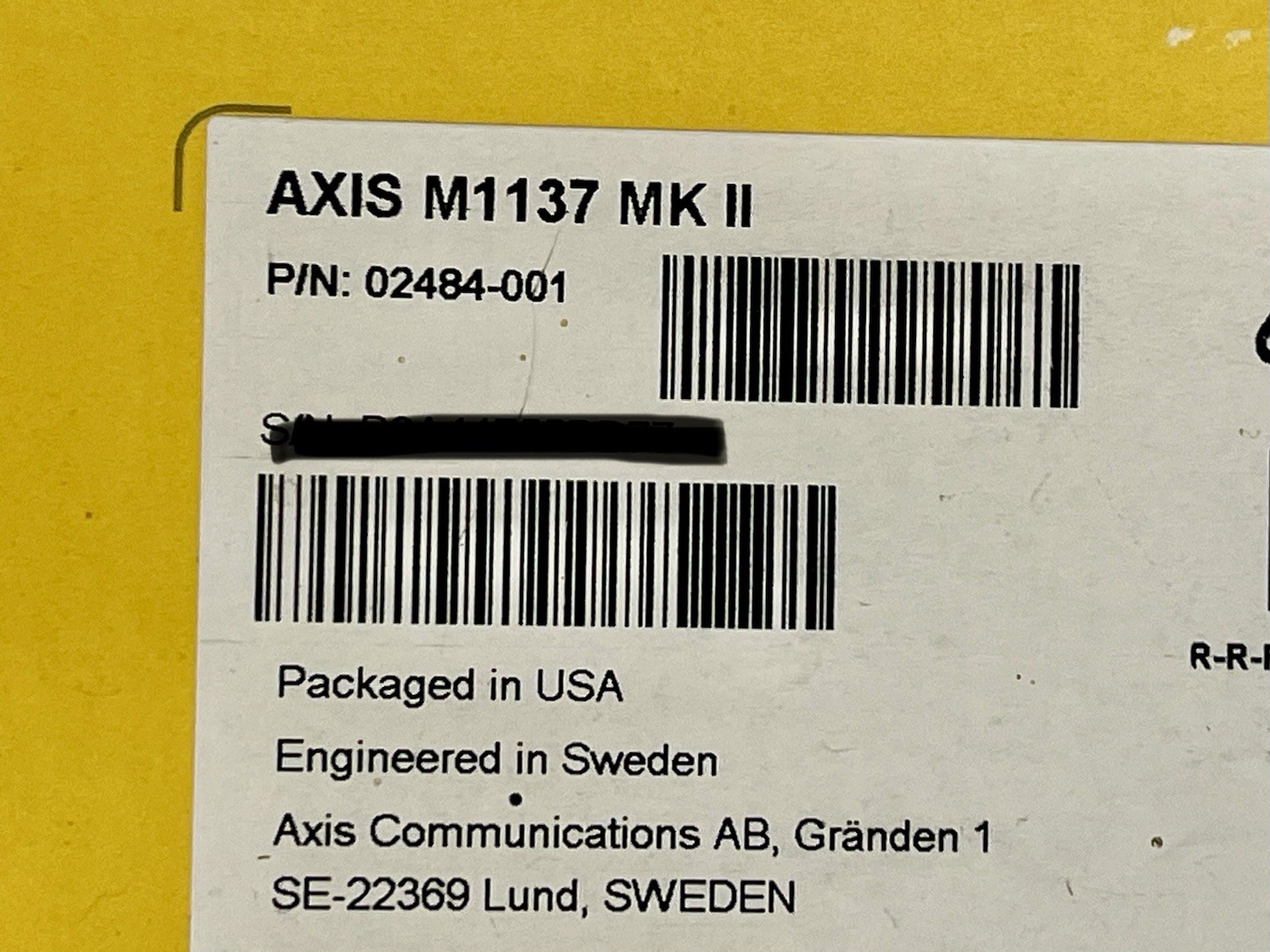 AXIS M1137 MK II 02484-001 Network Camera box outdoor New