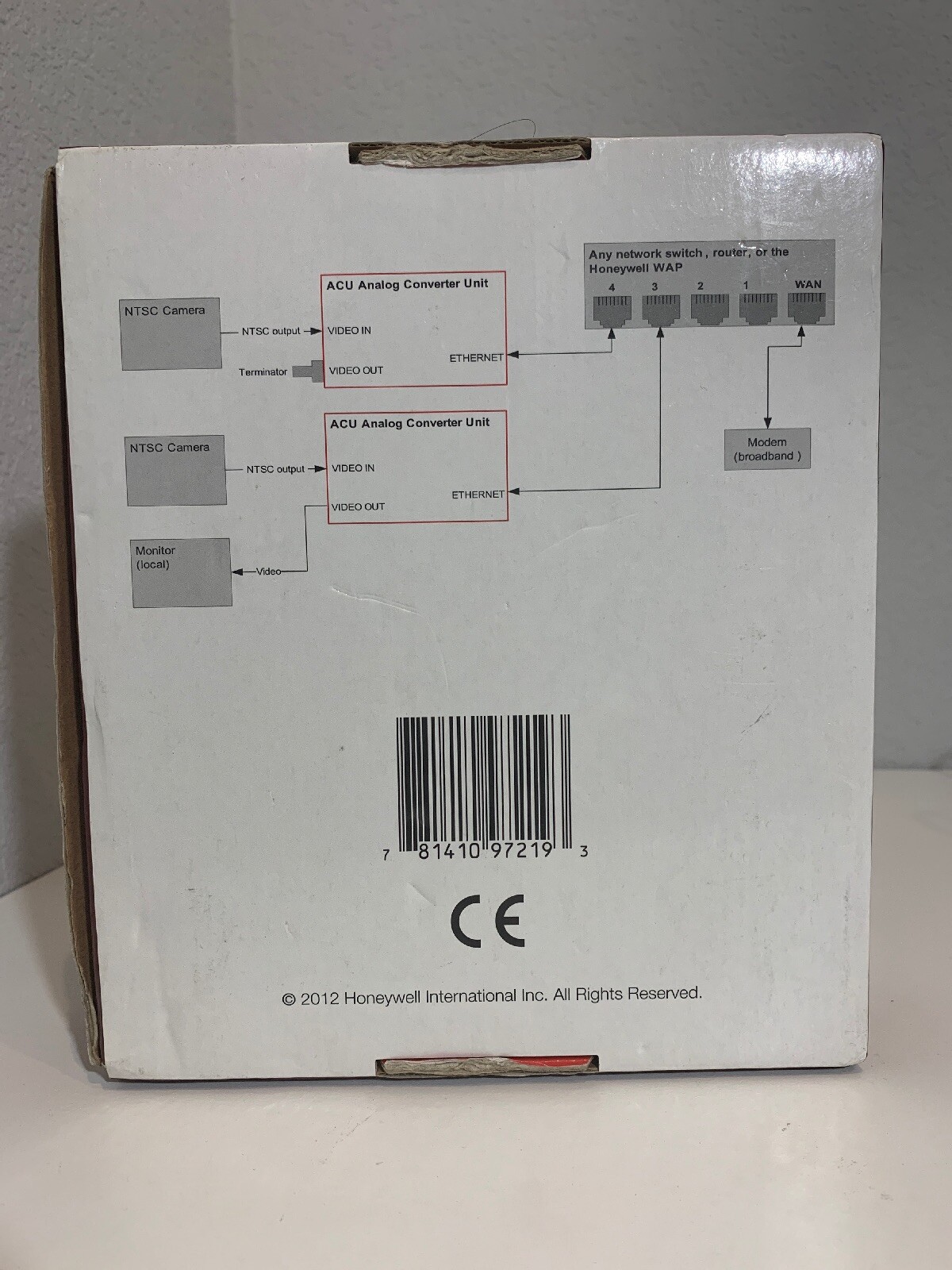 Ademco Honeywell ACU Analog Converter Unit Digital Total Connect Video New