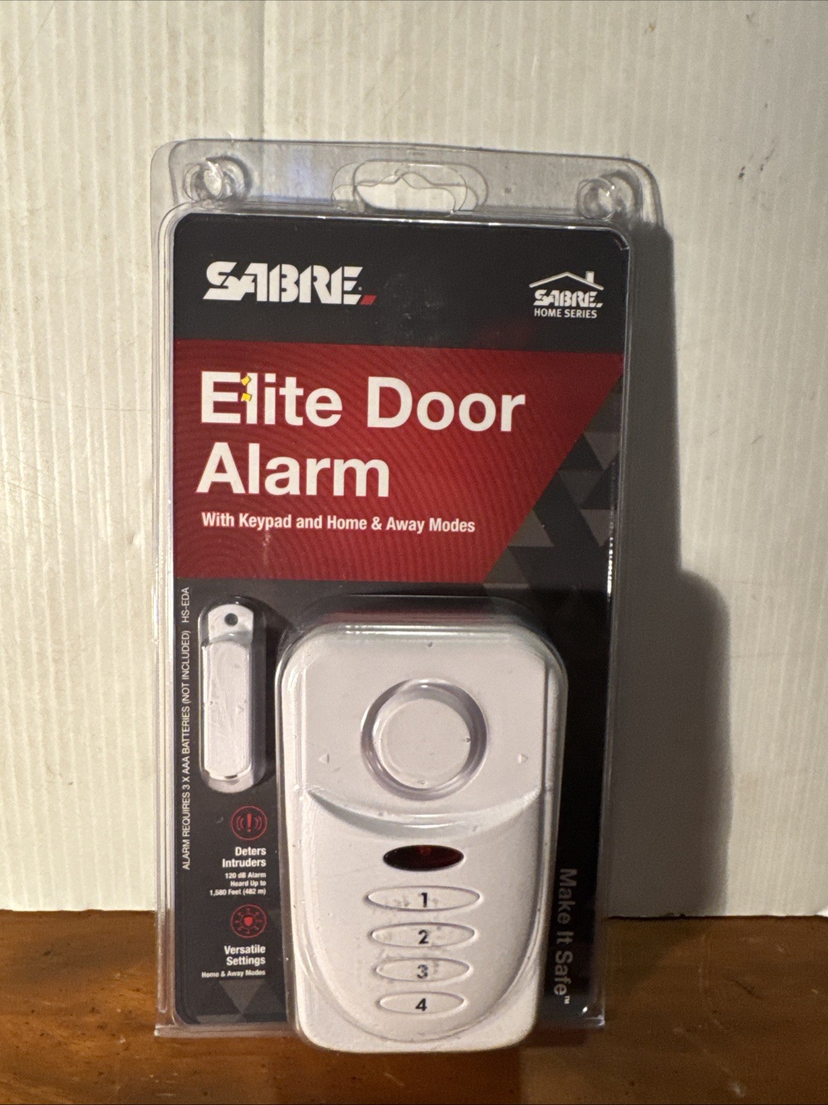 SABRE ELITE DOOR ALARM Front Back Doors Garage Shed Security Safety HS-EDA (F)