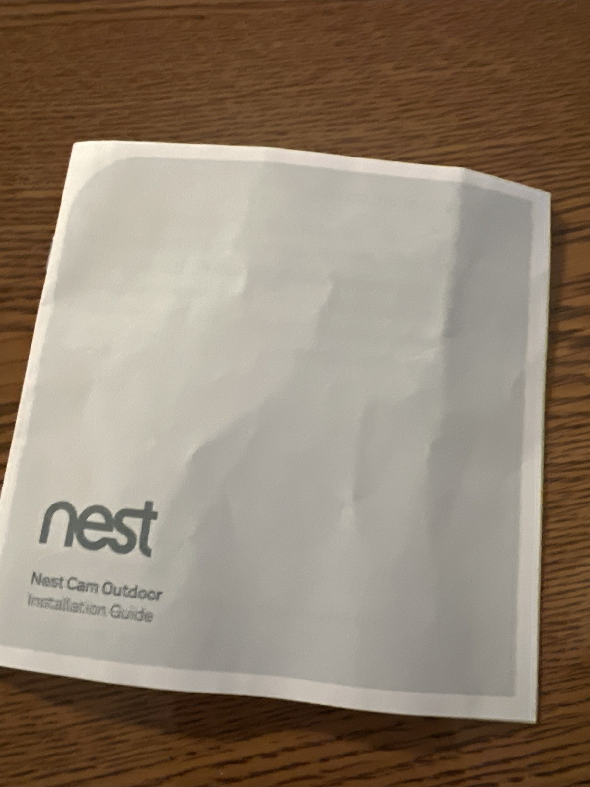 Google Nest Cam Outdoor 1st Gen Security Camera Missing Camera Wall Plate