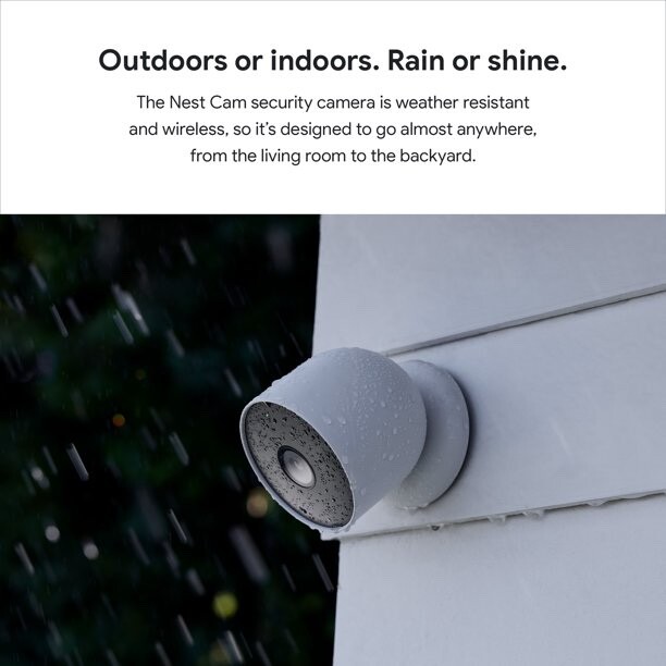 Google Nest camera, new, white 1pk