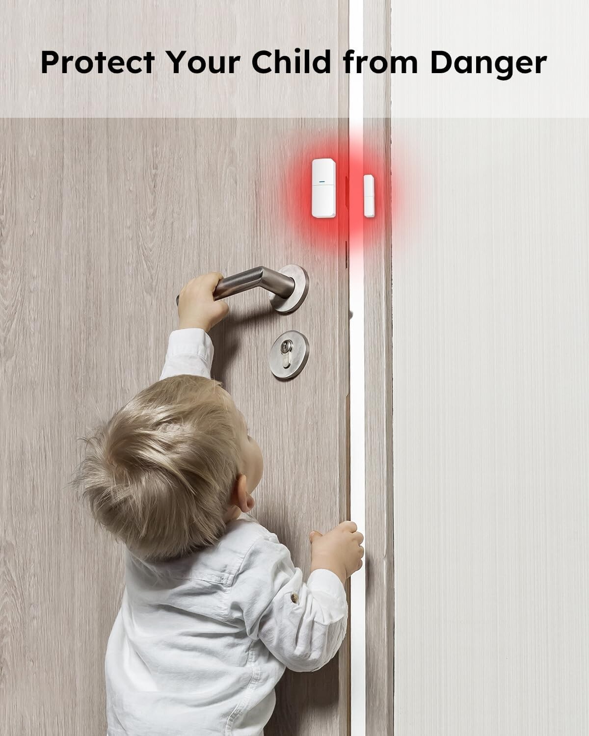 WiFi Alarm System, Smart Home Alarm System Wireless 9 Piece-kit, DIY Alarm Syste