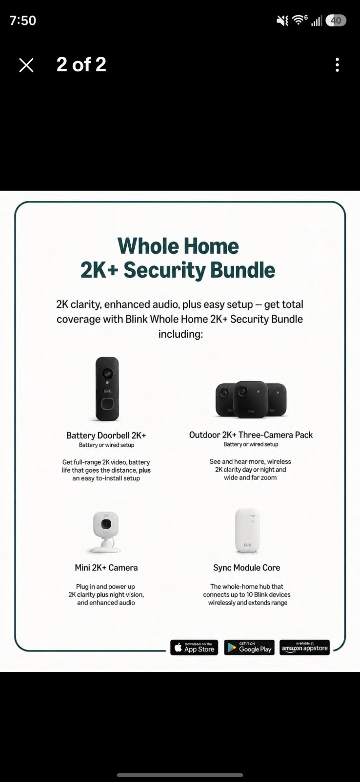 Blink 2K+ Whole Home Security Camera Bundle