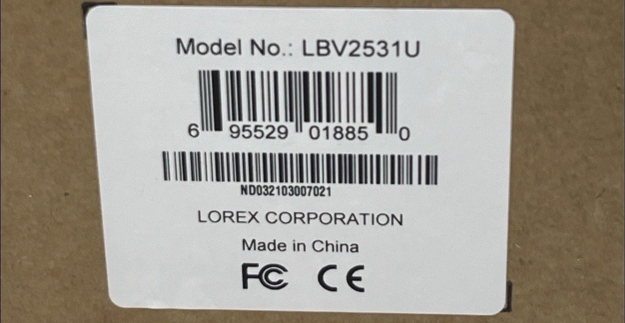 Lorex LBV2531U-C MPX IR 1080P NTSC Security Camera LOT 3 UNIT