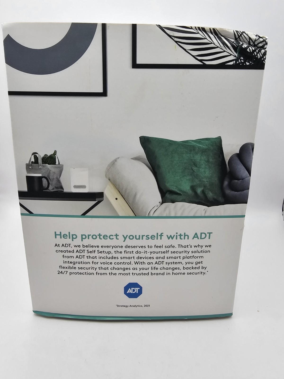 ADT Smart Home Hub Self Setup White S40LR1-01 Security Solution WI-FI