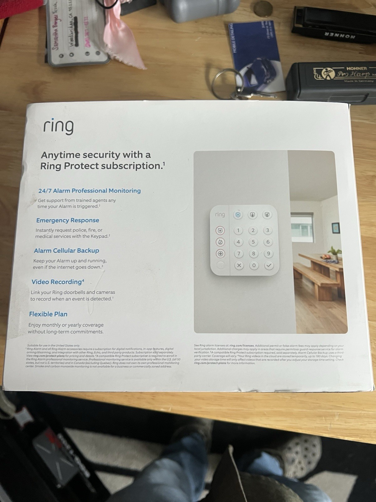 NEW Ring Alarm 8-Piece Security Kit 2nd Gen Home security System Works w/ Alexa