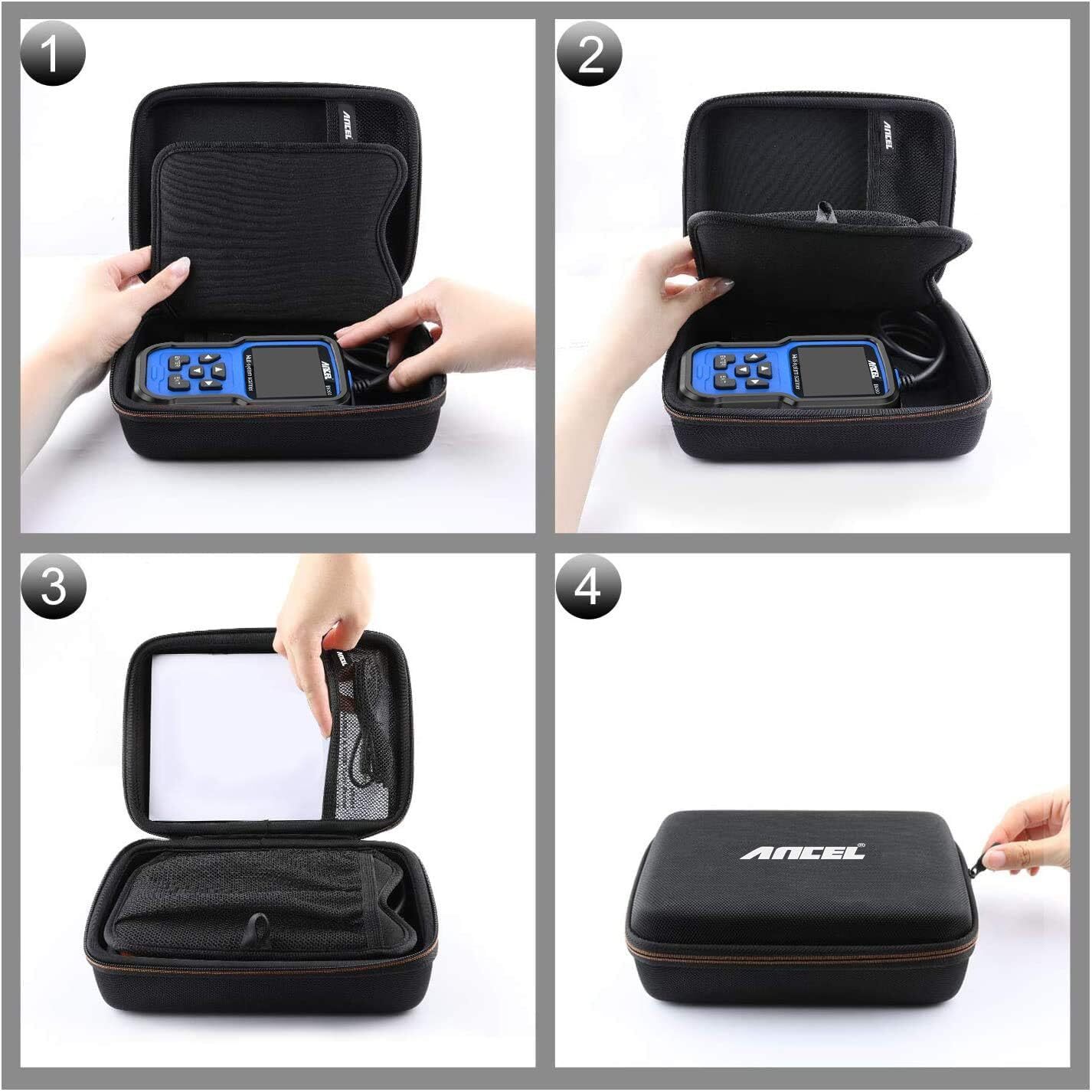 ANCEL Diagnostic Tool Case For AD310 BM700 OBD2 Auto Scanner Nylon Storage Box