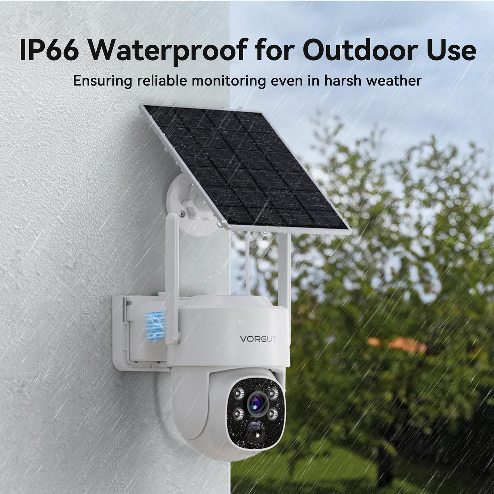 Solar Security Camera System Wireless Outdoor with 10CH 10″ LCD Monitor NVR,2…