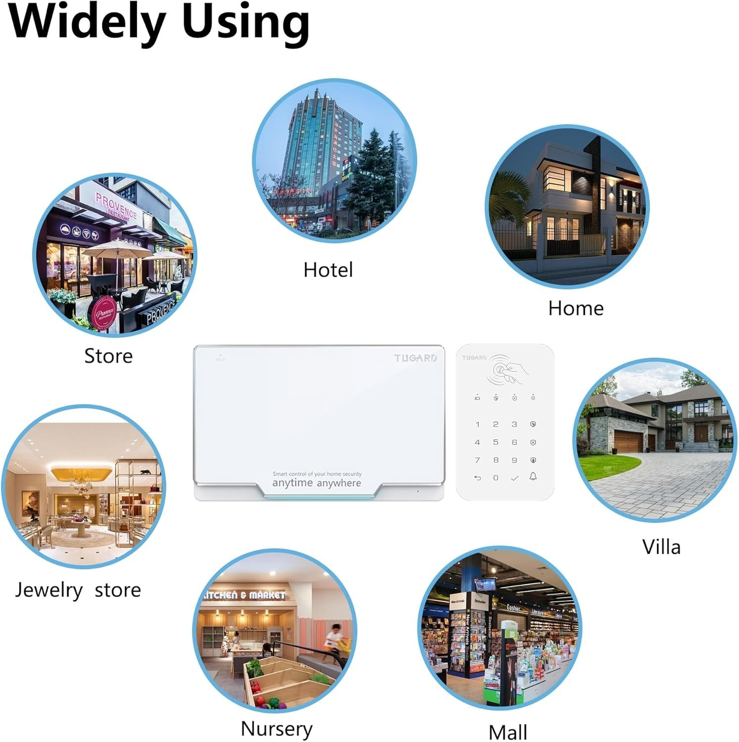 “Keyboard for WiFi GSM Burglar Alarm System,Smart Home Alarm System Base Wirel..