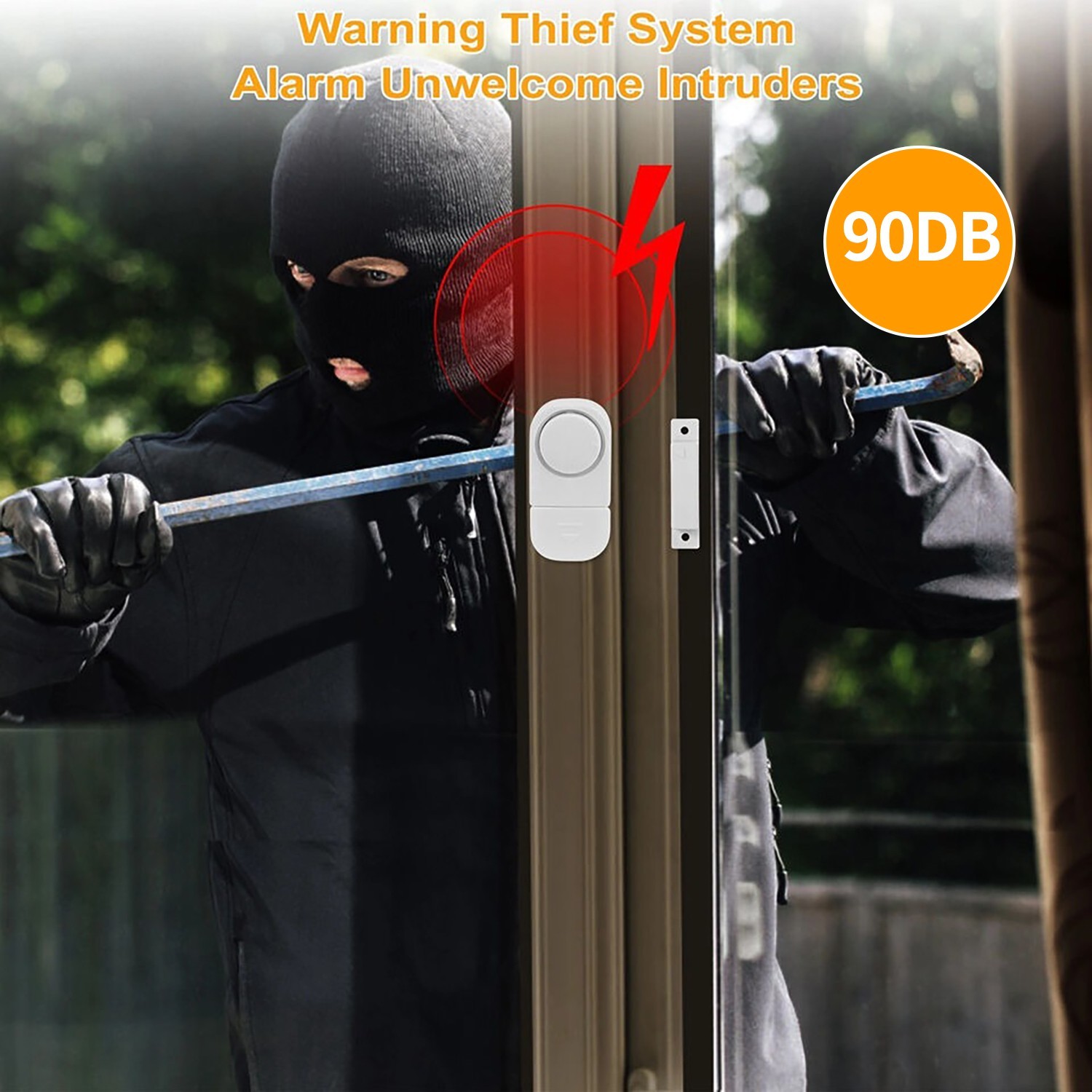 10 PCS Wireless Home Window Door Burglar Security ALARM System Magnetic Sensor