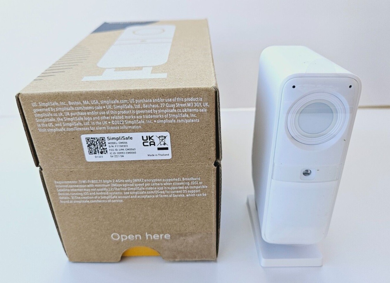 SimpliSafe Wireless Indoor Security Camera Latest Gen