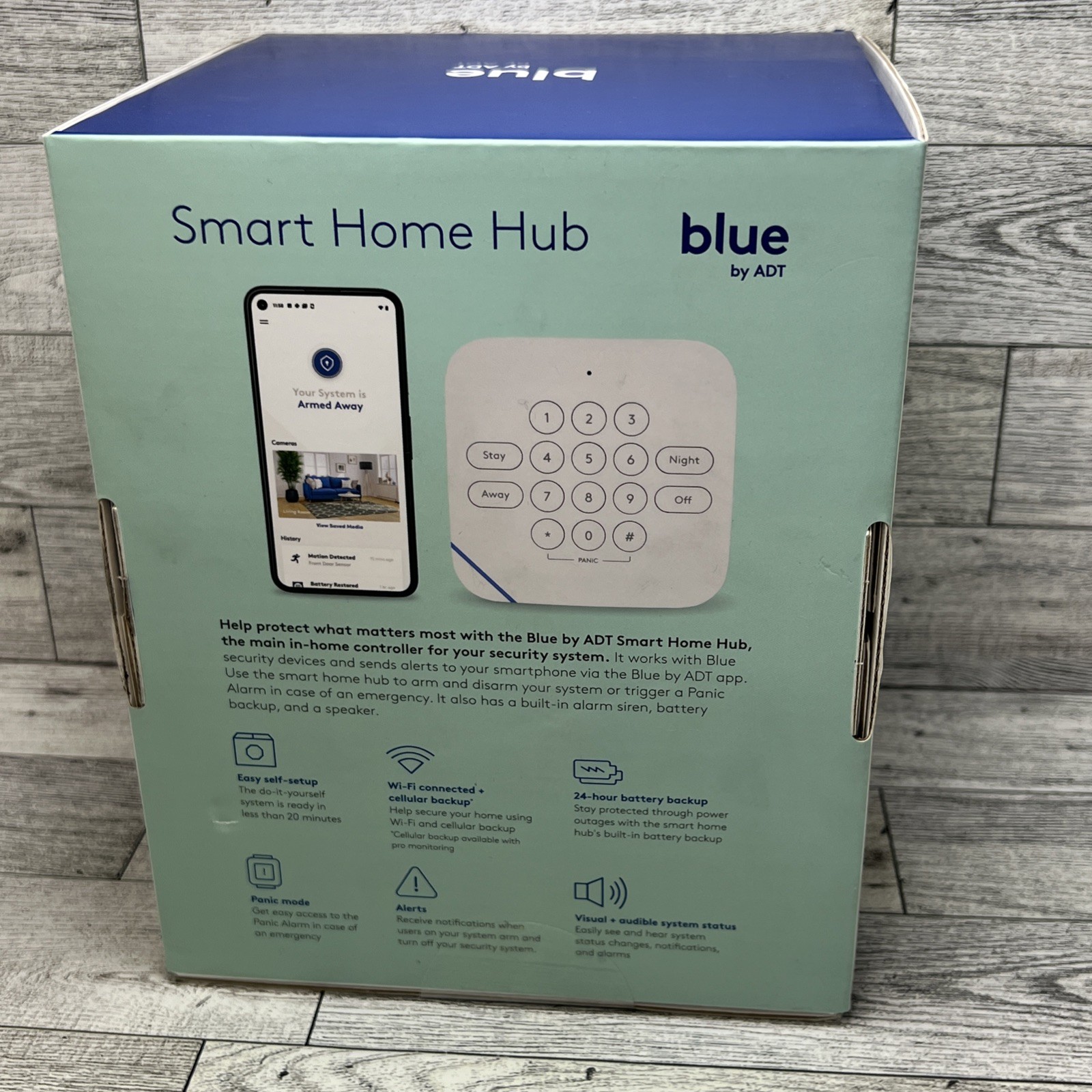 New ADT Self Setup Smart Home Hub – White (S40LR1-01) Factory Sealed NIB