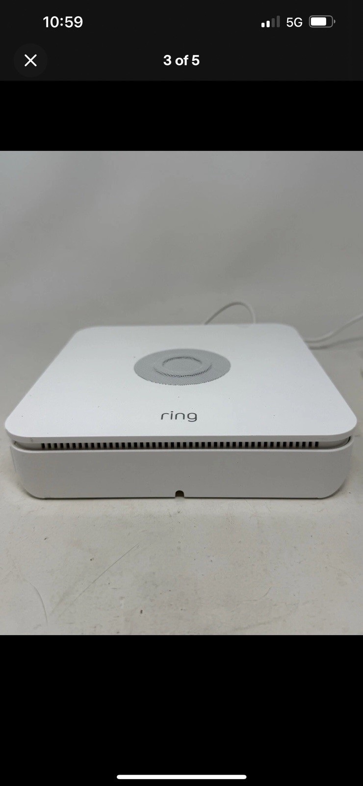 Ring Alarm Base Station US Z wave Plus 4HB1U9-0EN0 Bluetooth Wi-Fi Indoor Use