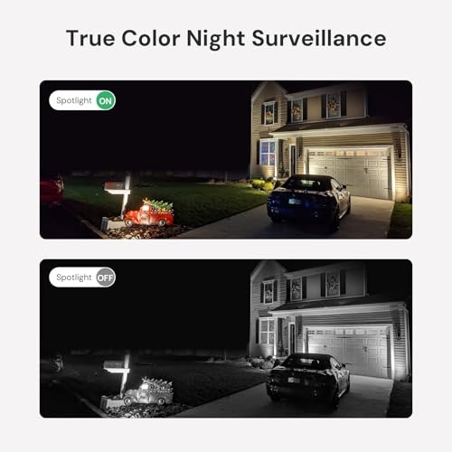 WiFi6 Solar Security Cameras Wireless Outdoor, 2K QHD Home Security 4-Cam Kit